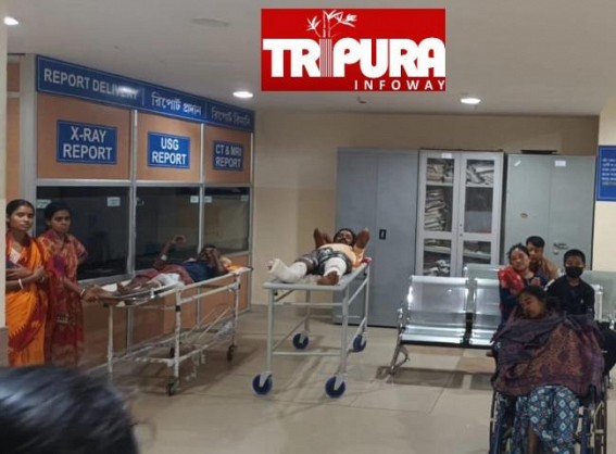 Under Double Engine Govt Health Infrastructure at Jeopardy : Patients Waiting for 3 to 4 Hours for X-Ray due to Non-Functional X-Ray Machines at GB Hospital Under Double Engine Govt Health Infrastructure at Jeopardy : Patients Waiting for 3 to 4 Hours for X-Ray due to Non-Functional X-Ray Machines at GB Hospital